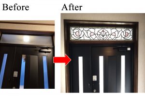 ステンドグラス取付け【ステンドグラス トシアンティークス】京都