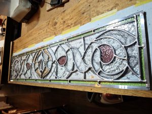 デザイン ステンドグラス取付け【ステンドグラス トシアンティークス】京都