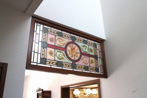 完成　ステンドグラス取付け【ステンドグラス トシアンティークス】京都