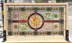 完成　ステンドグラス取付け【ステンドグラス トシアンティークス】京都